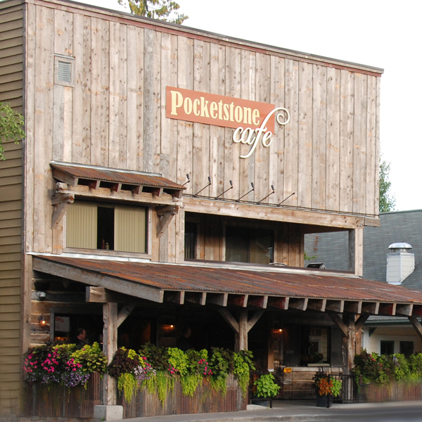 Front of the Pocketstone Cafe